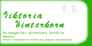 viktoria winterkorn business card